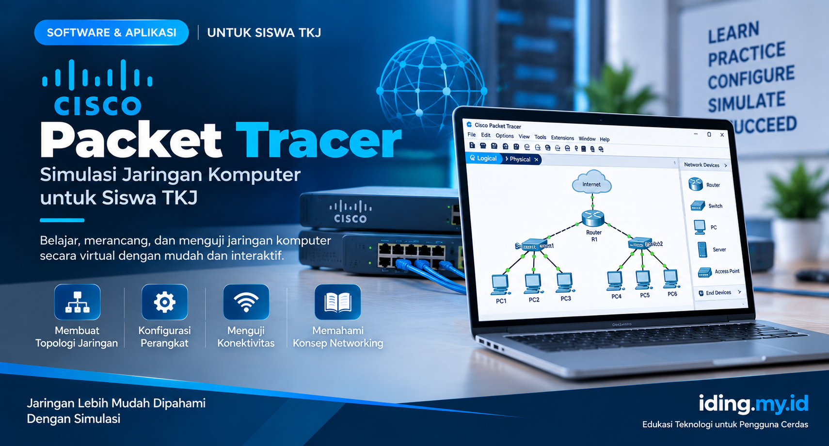 Cisco Packet Tracer: Simulasi Jaringan Komputer untuk Siswa TKJ