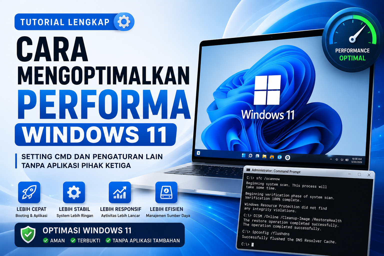 Cara Mengoptimalkan Performa Windows 11 Tanpa Aplikasi