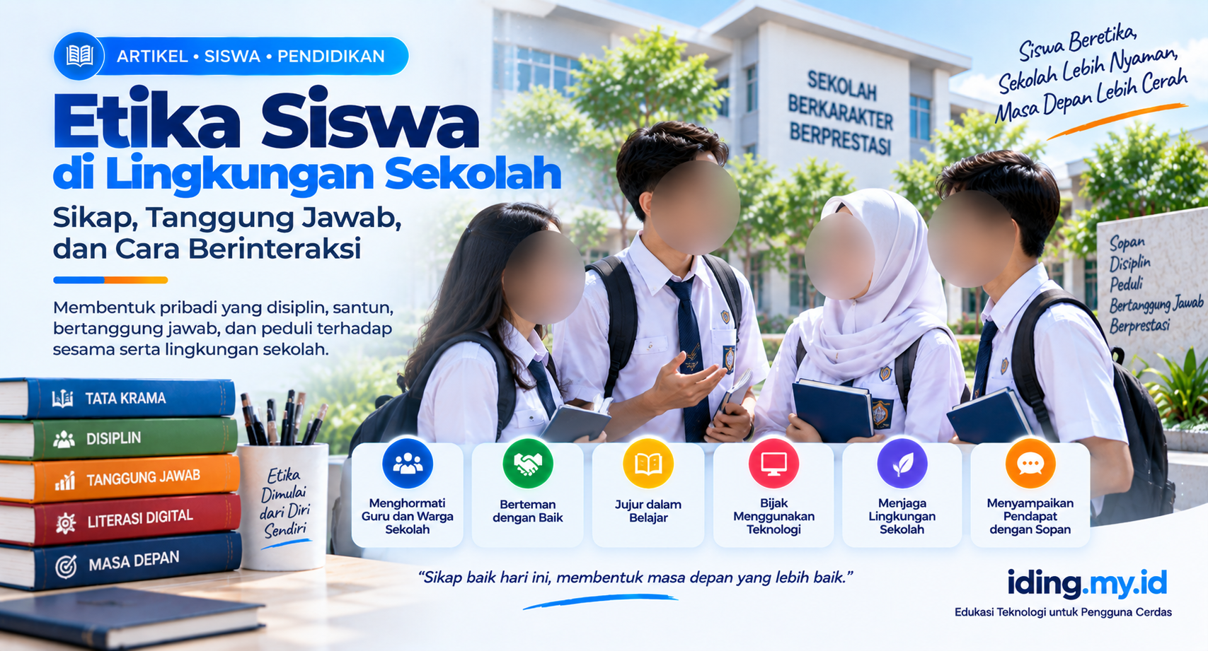 Etika Siswa di Lingkungan Sekolah: Sikap, Tanggung Jawab, dan Cara Berinteraksi