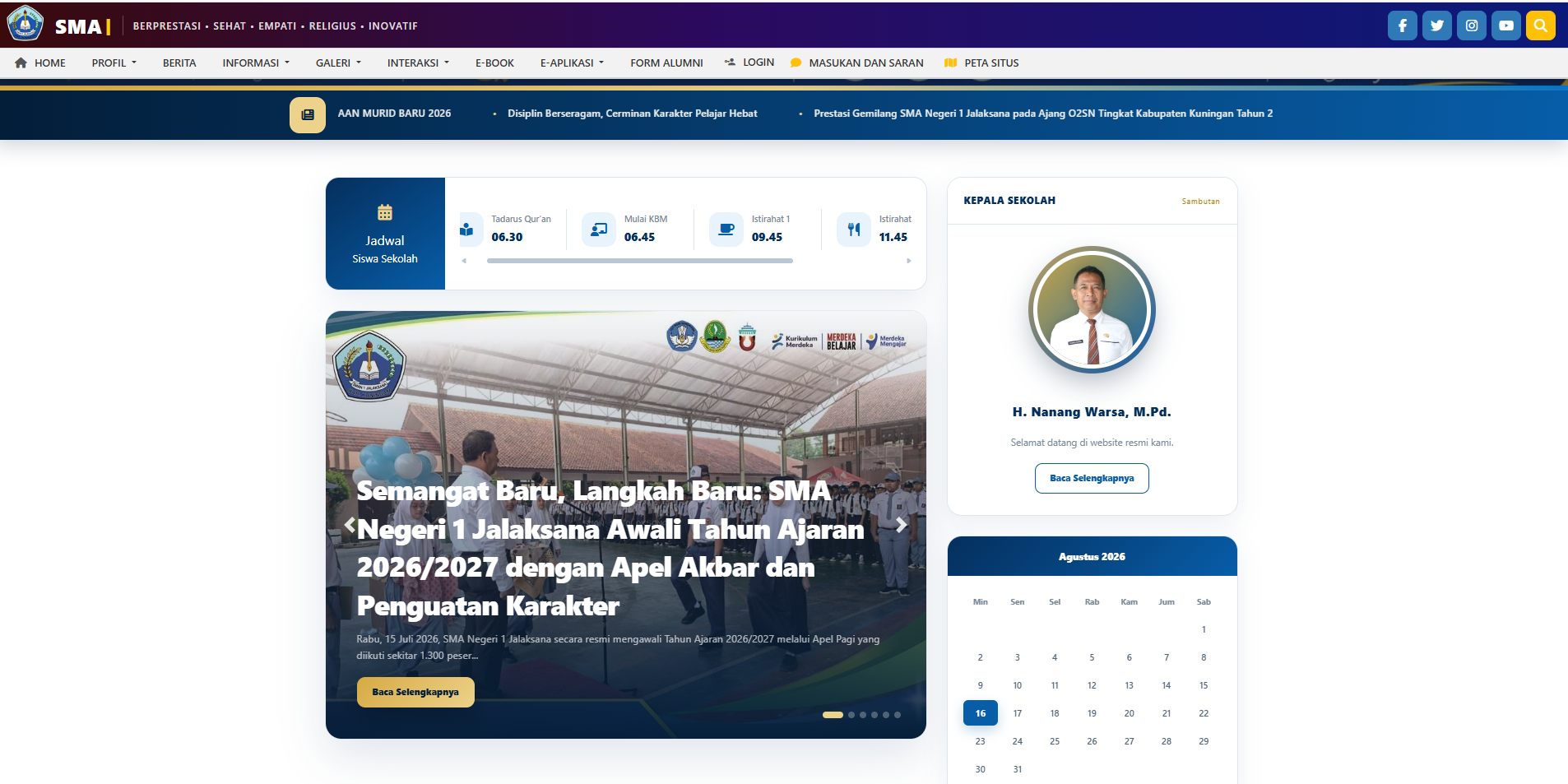 Website Profil Organisasi